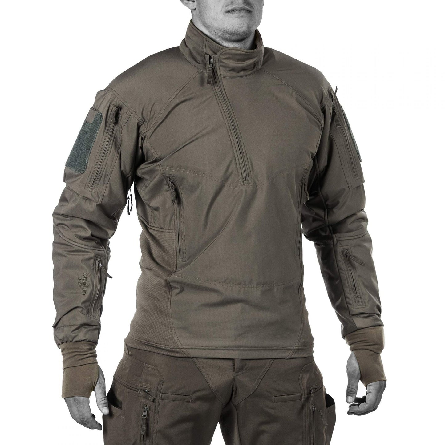 UF PRO Winter Gear: Windproof, water-repellent, compatible with other layers.