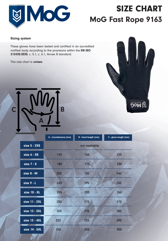 MoG - Fast Rope Gloves